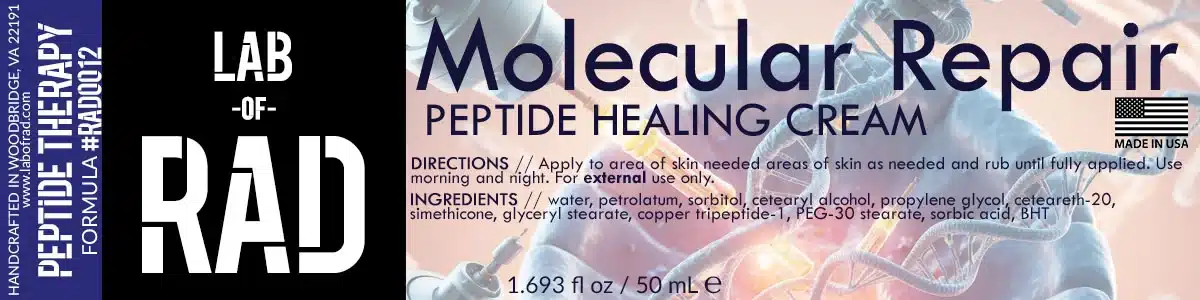 skin repair cream, skin healing cream, gentle skin products, peptide skin products, peptide healing cream